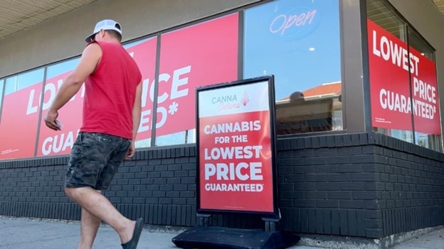 The number of pot stores in Alberta reaches a potentially unsustainable high